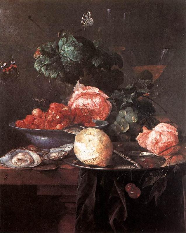 HEEM, Jan Davidsz. de Still-life with Fruits  sg oil painting picture